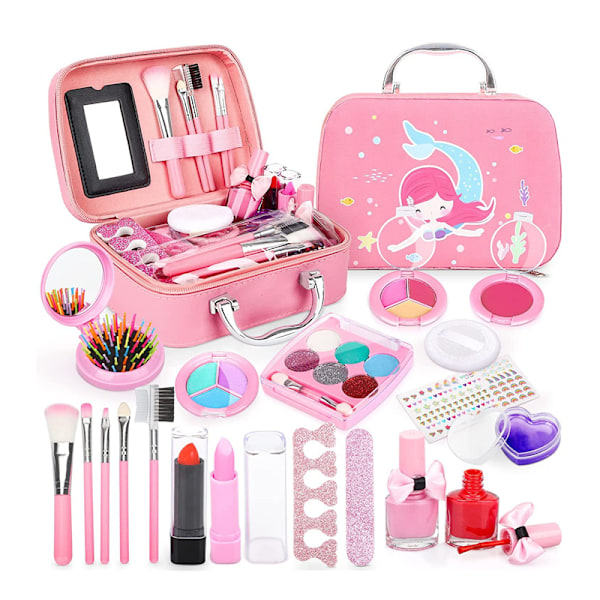 Girl Toy Pretend Play Makeup Set for Girl Princess Toy Nail Stickers Craft Set Play House