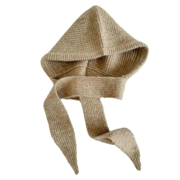 Varm Balaclava Stickad Mössa Unisex Vinter Sportmössa Mångsidigt Modeaccessoar för Vinterpendling Khaki