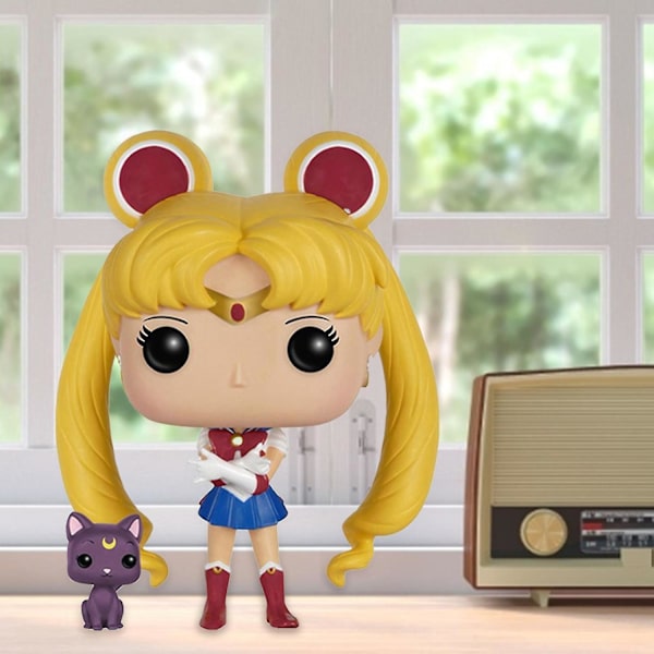 Näytä mold Sailor Moon Figuuri Design Simulaatio Ornamentti Luova koristelelu lapsille