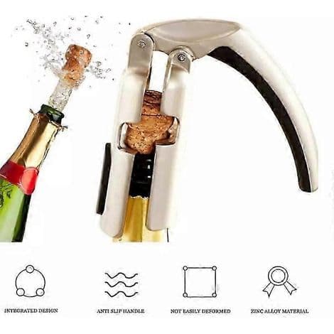 Champagneflaskeåbner, proptrækker, mousserende vinflaskeåbner
