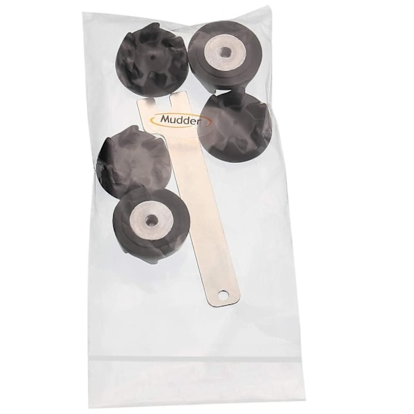 6-pack 9704230 Blenderkoppling Blenderkoppling Ersättningsdelar Med 1 Nyckel Kompatibel Med Kitc black