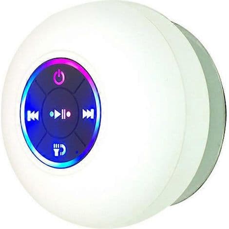 Vedenpitävä langaton suihkukaiutin imukupilla, Bluetooth 5.0