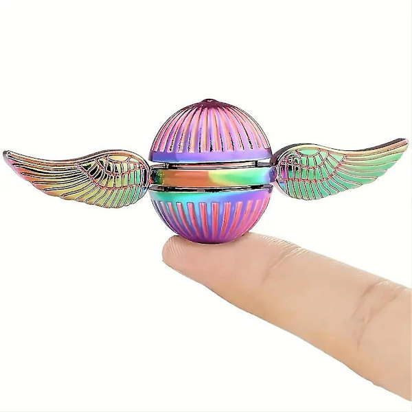 Harry Potter Fidget Spinner Magic Orb Ångest Sensorisk leksak Finger Spinning Stress Relief Presenter för barn &amp; Vuxna Metal Restless skrivbordsdekoration Colorful
