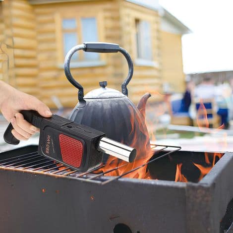 Elektrisk grillvifte, bærbar grillvifte