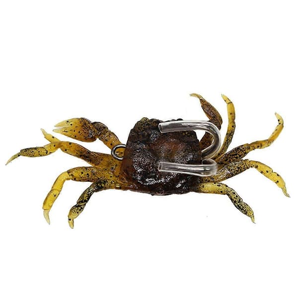 10 STK Kunstige Krabbemadding 3D Lokkemad med Kroge Havfiskeri