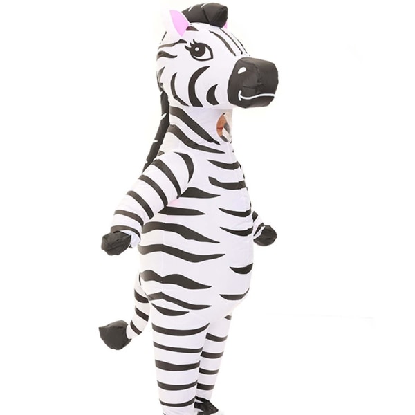 Stående zebror Uppblåsbara Cosplay-kläder Rolig lätt Cosplay-dräkt för kvinnor Män Vuxen