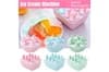 6/8 Compartment Mold Making Machine Popsicle Reusable Ice Pop Frozen Square Molds Block 6-Green