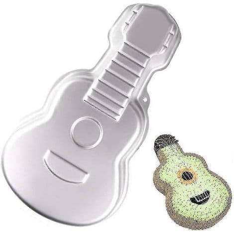 3D aluminium kakeform, DIY gitarformet bakeform