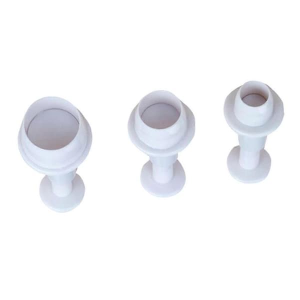 3 Pcs Cookie Press Mold Plastic Baking Mold DIY Spring Biscuit Chocolate Mold Kitchen Accessory
