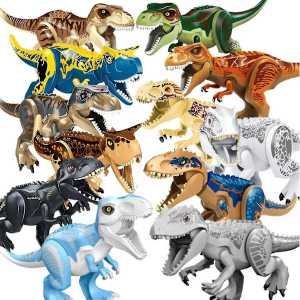 Dinosaurfigurer Indominus T Rex Blokke Legetøj Stor Dinosaur Blok, Børnefødselsdagsfest1
