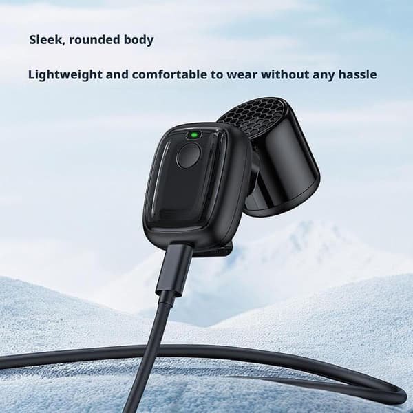 Universal clip-on blæser, genopladelig bærbar køleenhed