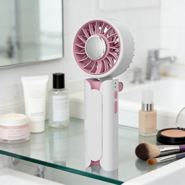Bærbar ventilator med klips og mini blæserfunktion