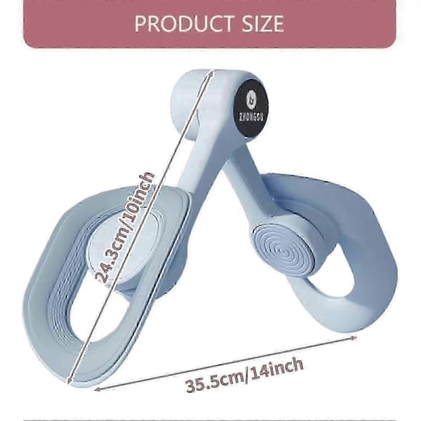 Mireva Fit Bäcken- och Lårtränare med Digital Display, Bäckenbottentränare Blue Countless Adjustable