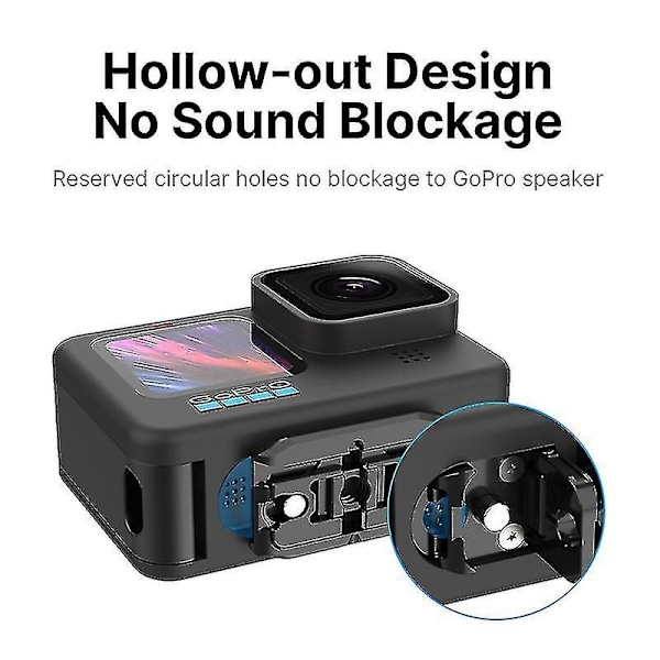 Ulanzi Falcam 3-i-1 Magnetisk Adapterbas för GoPro DJI Action Mount Snabbkoppling Port Kompatibel med 1/4 Skruvhål