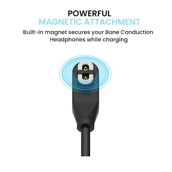 Magnetisk oplader til AfterShokz trådløse hovedtelefoner