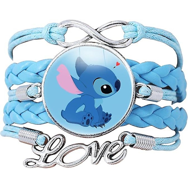 Stitch Armband för fest, Lilo och Stitch Present Stitch Saker Kvinnor Flickor Smycken Armband Födelsedagspresenter