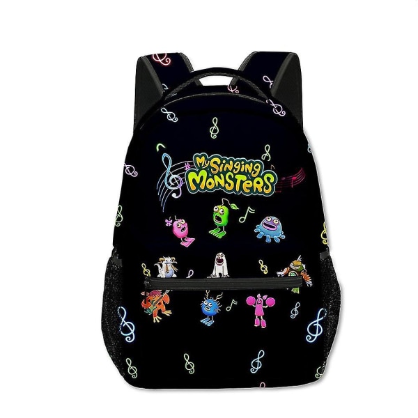 Tecknad My Singing Monsters Ryggsäck Skolväska 3d Print Ryggsäck Student Bokväska