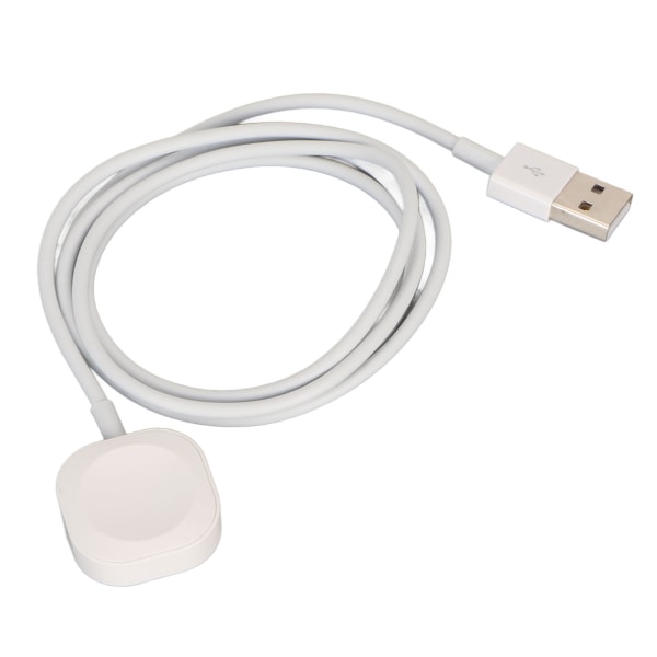 Watch for Apple Watch Series 8 7 6 5 4 3 2 1 SE Bærbar USB magnetisk trådløs watch ladekabel for hjemmekontor Hvit