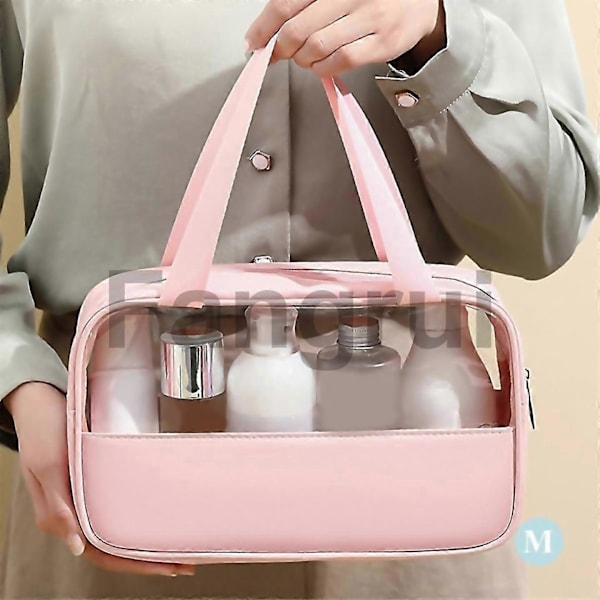 Necessär för resa, transparent necessärset, 3 st necessärer
