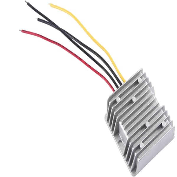 24V til 12V 15A 180W DC-konverter Stabilisator Step-Down Transformer LED Strømforsyning Stabilisator 12V Modul Strømforsyning Silver