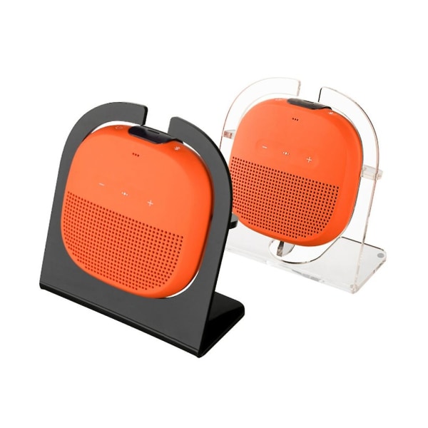 Akryl høyttaler Skrivebordsstativ Smart høyttalerholder for Bose Soundlink Micro Transparent