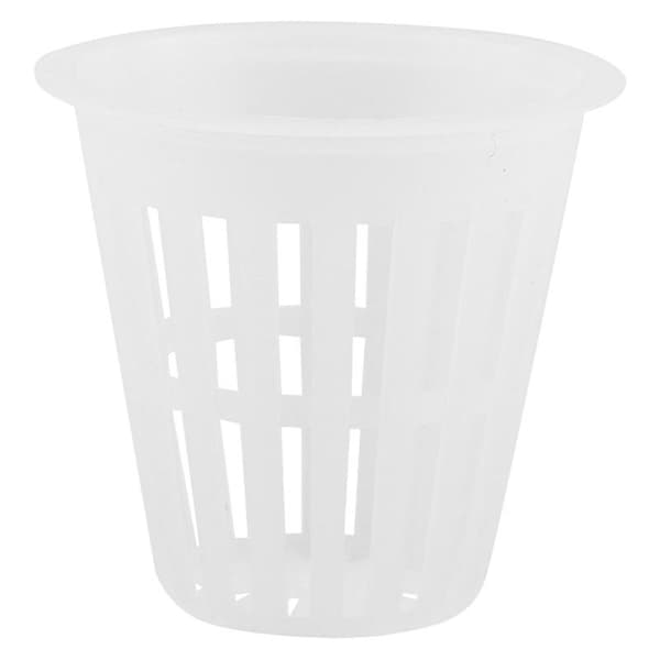 10 st/set Hållbar Säker Hydroponisk Korgkopp i Plast för Trädgårds- och Balkongplantering (Vit) 5 5