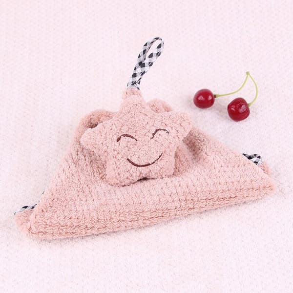 Star-shaped absorbent towels for kitchen or bathroom, absorbent towel kitchen bathroom, pink 6 pieces