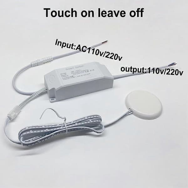 110-220V Penetrabel touchsensorbrytare för trä, 110V 220V dimbar touchsensorbrytare för underskåp, modell A