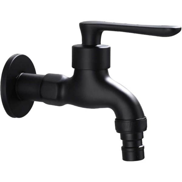 Outdoor Garden Tap Vintage Tap for Cold Water with Single Control Interface (1/2" Outlets - 1/2" Inlet) 1 Converter (3/4"), Suitable for Garden, Washi