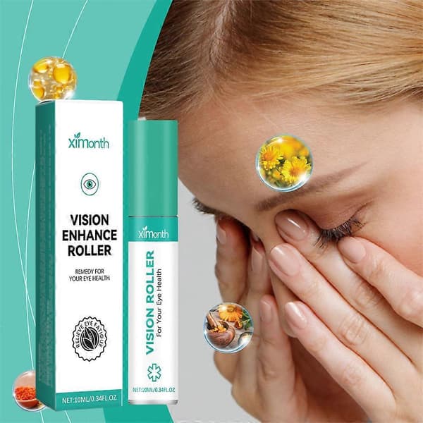 Avancerad Vision Enhance Roller Främjar Klarare Syn Minskar Obehag Mild Avkopplande Massage Trötthetslindring för Ögonvårdsroller 5pcs