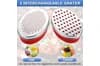 Stainless Steel Kitchen Grater with Storage Container for Fruit and Cheese, Red