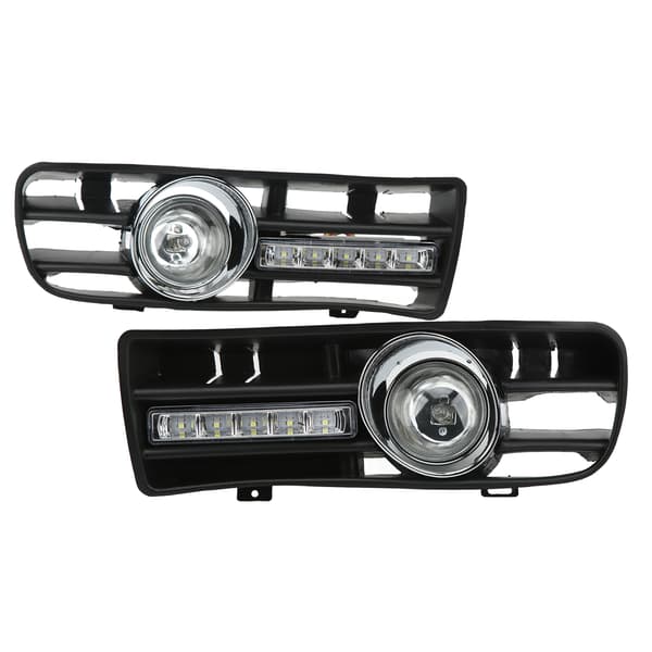 H3 tåkelysgriller med LED kjørelys for TDI MK4 (1997-2006)