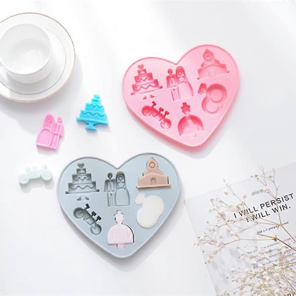 Silikon godteriform for kaker DIY dessert gelé anheng godteri puddingpasta