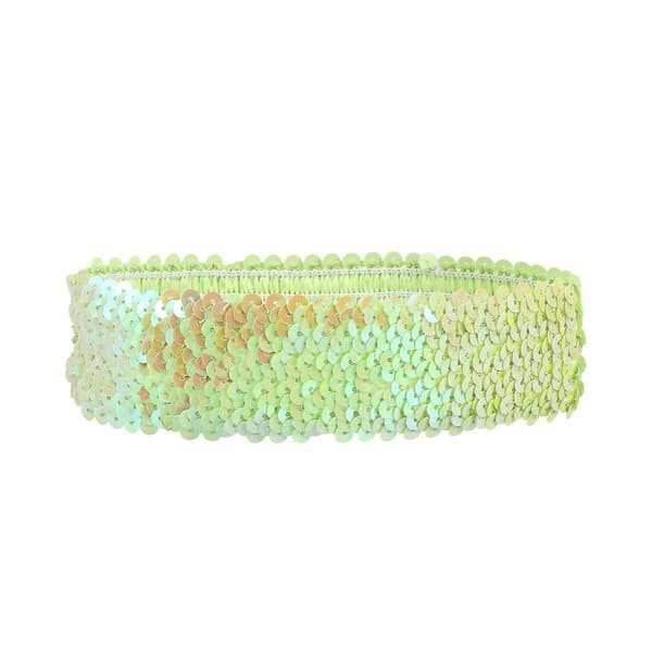 Pannebånd med paljetter, elastisk glitterhårbånd for kvinner, 1 stk