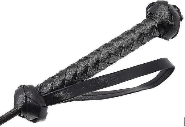 Ridepisker og pisker (svart-45cm)