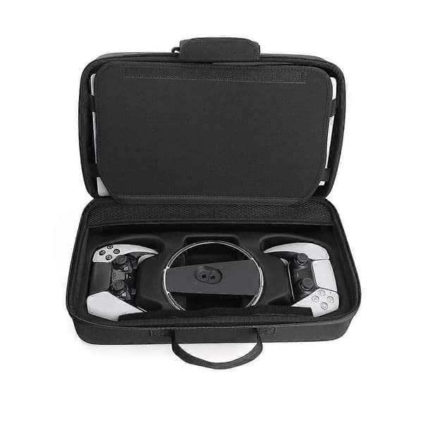Til PS5 PRO Hard Shell Bæretaske Opbevaringstaske til PS5 Slim Konsol Controllere til Playstation 5 Slim Konsol Sort Black