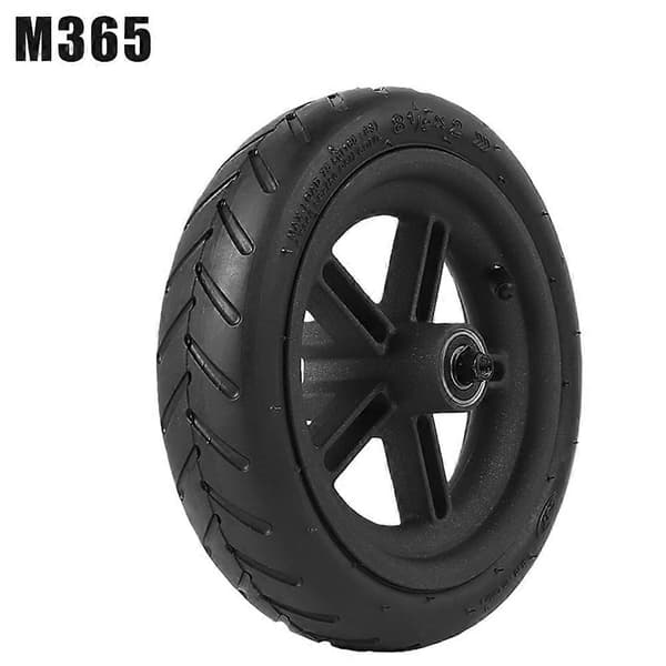 1/2x2 baghjul med navsamling til Xiaomi M365/Pro elektrisk scooter, massivt gummihjul fælg reparationsdele Pro Pro