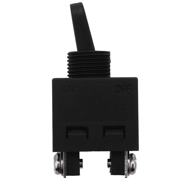 2X 250V ON/OFF Position Vippekontakt til Vinkelsliber Black