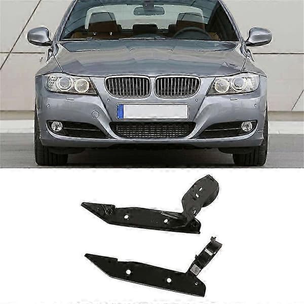 1Par frontfangerdekselholder 51117058447 51117058448 for BMW 3-serie E90 E91 2005-2012 skjermbrakett Noir