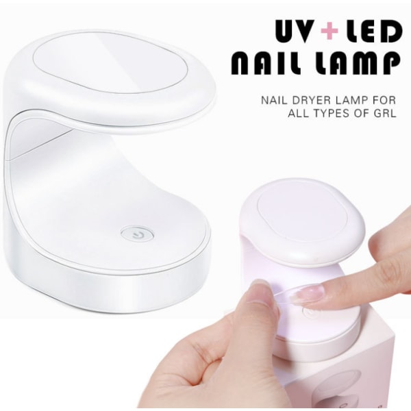 Mini nagel-UV-lampe, mini-nagellampa, mini-LED-spiklampa, UV gel nai