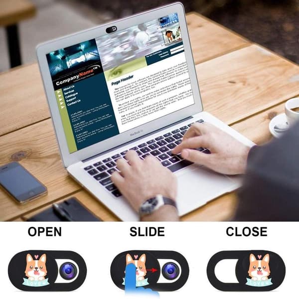 Laptop Kameradæksel Slide 3-pak Ultratynde Computerbeskyttere til Webcam til Echo Show, iPhone, iPad