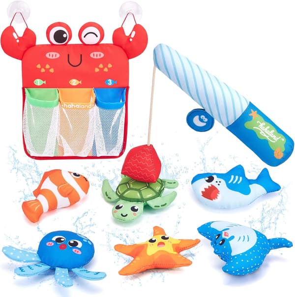 Babybadeleker (1-3 år), fiskleker for barn