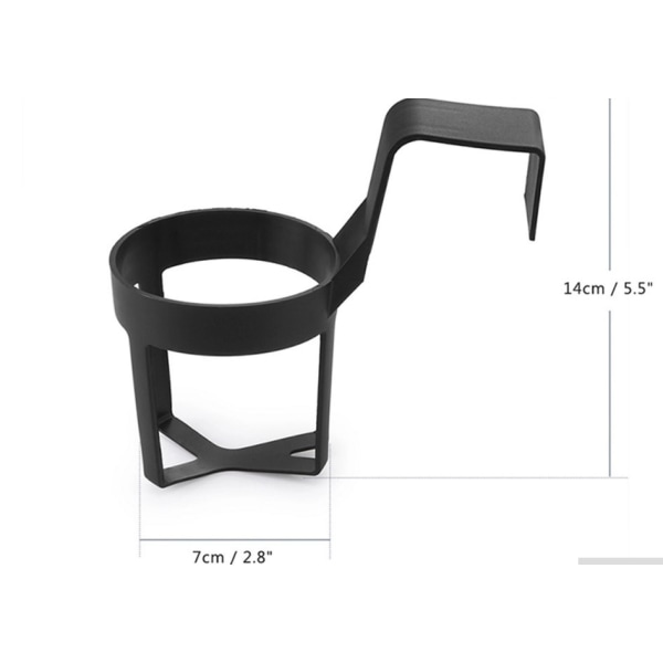 5 stk justerbar sammenleggbar koppholder til bil
