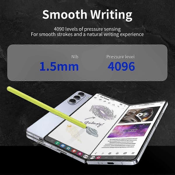 Stylus-kompatibel foldbar telefon med 5G-netværksunderstøttelse Multicolor Style C