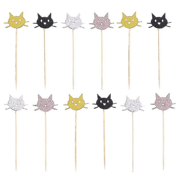 48 stk Bryllups Cupcake Dekor