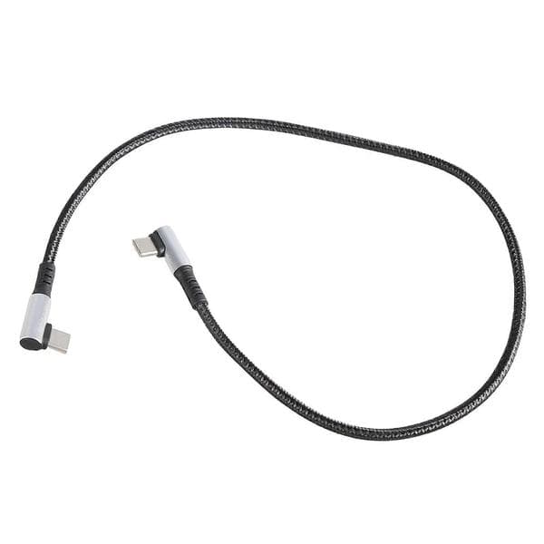 66W USB C til USB C opladerkabel USB C opladerkabel Hurtig opladerkabel Dataoverførsel 480Mbps til telefon tablet 0.25m double elbow
