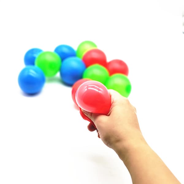 Explosiv Vägg Sticky Ball Stress Relief Leksak Dekompressionssfär