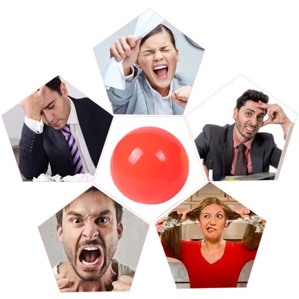 Explosiv Vägg Sticky Ball Stress Relief Leksak Dekompressionssfär
