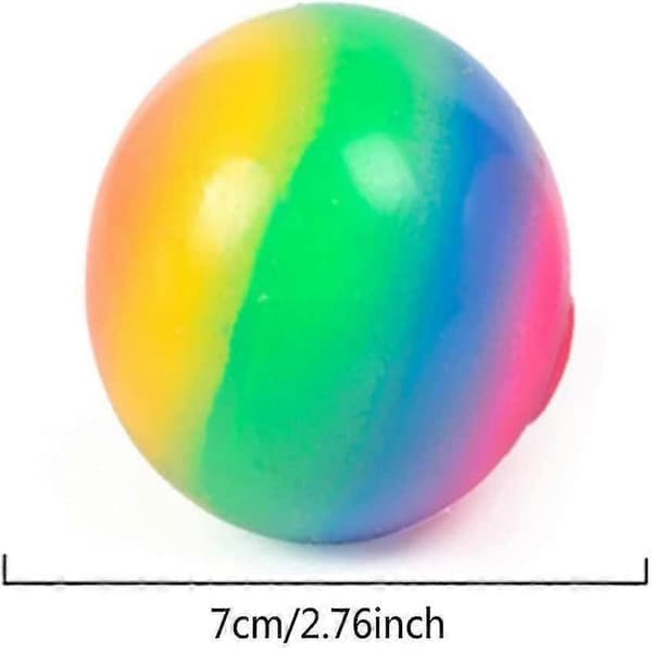 Elastisk Stressball Sensorisk Leker Gigantisk Fargeskiftende Klemmeball, Sensorisk Tw
