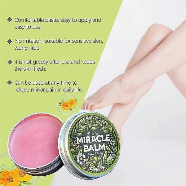 1~5x Benkomfortbalsam - Botanisk formula för daglig massage ny 4